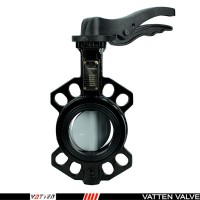 手動對夾蝶閥法登閥門德國VATTEN